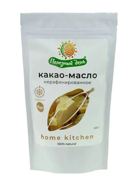 Какао-масло нерафинированное, 200 г