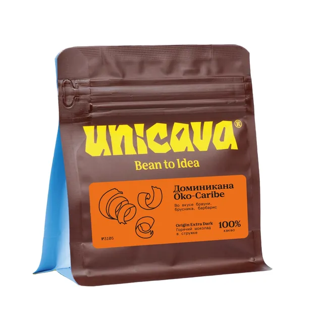 Горячий шоколад в стружке (Доминикана, 100% какао) 100 г